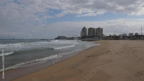 clouds sky ocean city beach
