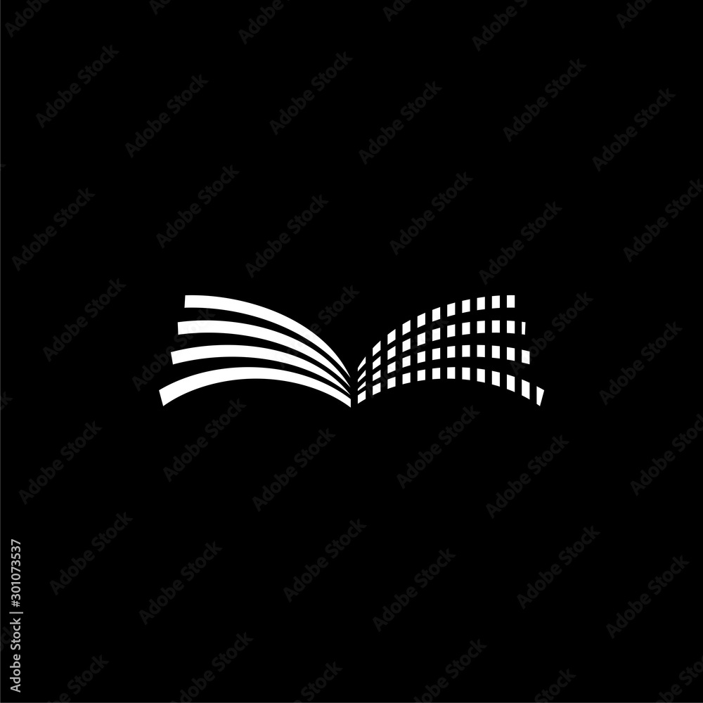 Fototapeta premium Shredding services paper document icon isolated on black background
