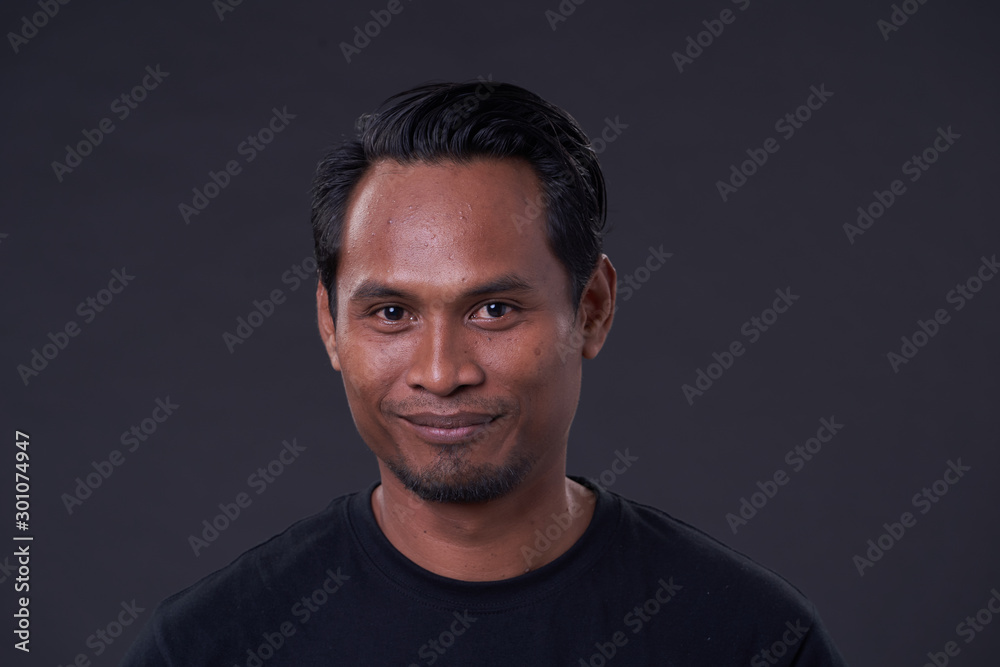 Fototapeta premium A Man With Happy Face