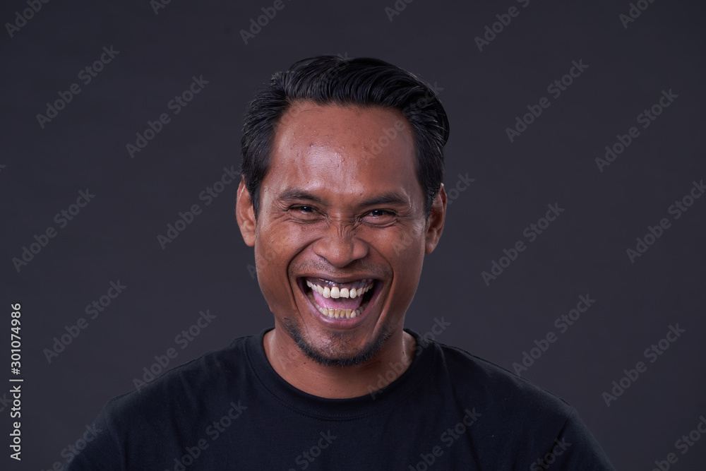 A Man With Happy Face