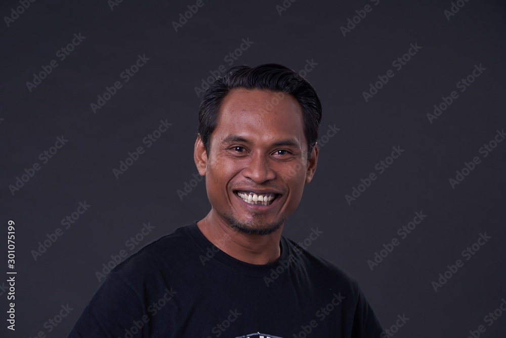 A Man With Happy Face