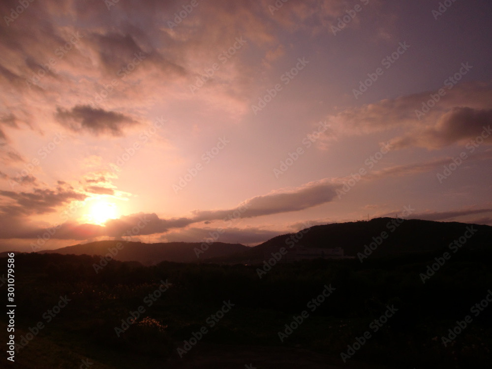 夕陽 夕陽