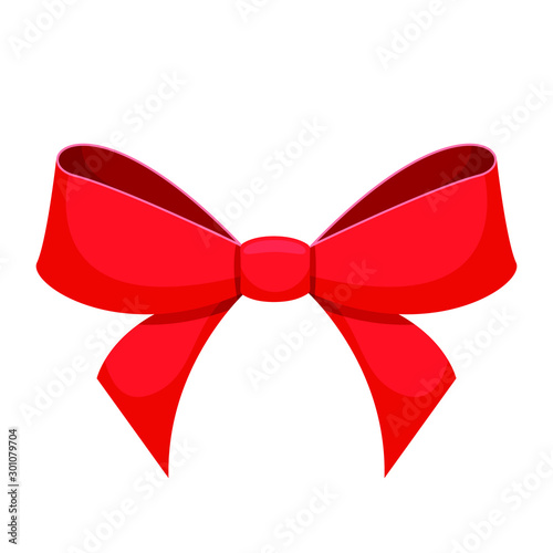 Bow vector design illustration isolated on white background