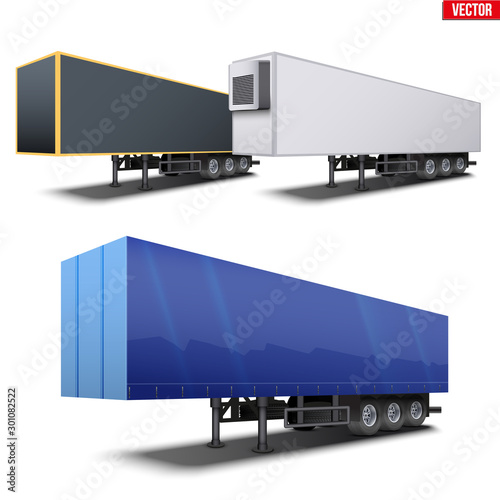Set of semi trailers