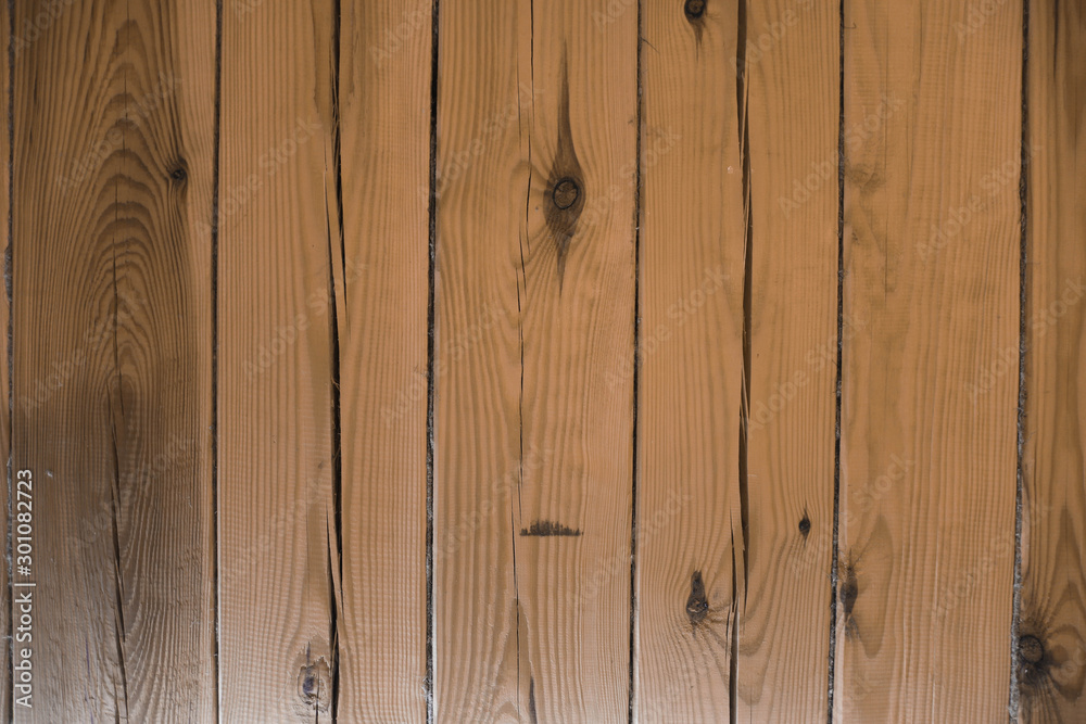 Naklejka premium wooden beams crack from time to time