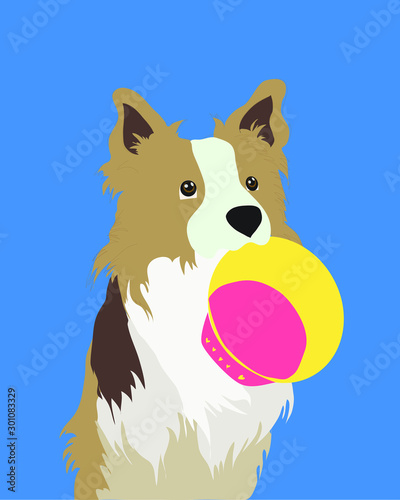 illustration of a dog