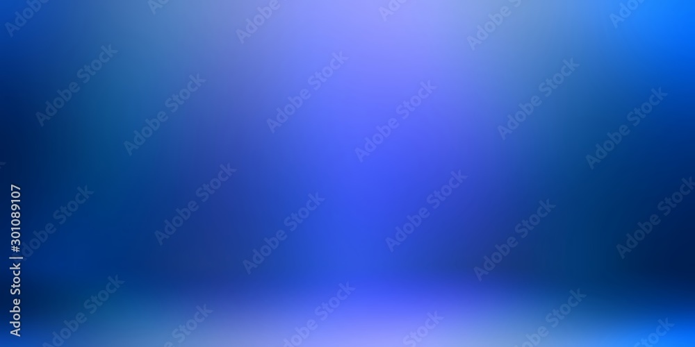Cosmic room intrior. 3d illustration. Fantastic cool background. Abstract blurred pattern. Dark blue lilac gradient. 