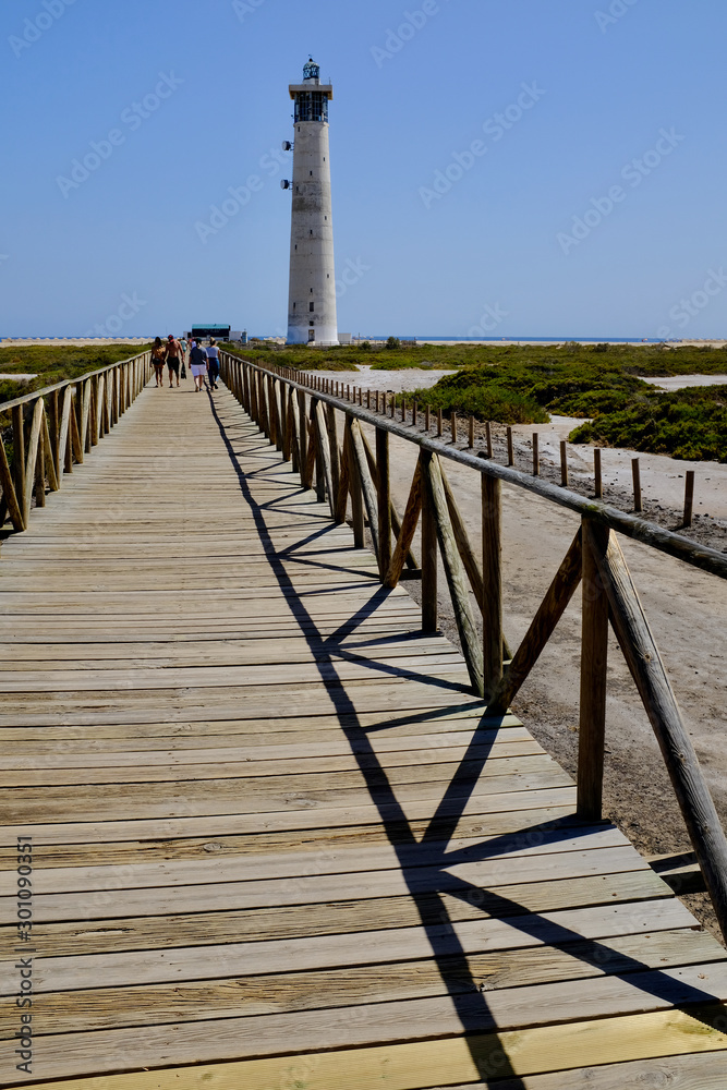 Morro Jable Lighthouse, Fuerteventura, Spain Morro Jable Lighthouse, Fuerteventura, Spain