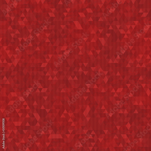 Red triangle seamless pattern.