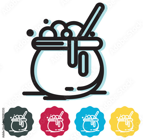 Traditional Curd Making in Clay Pot Icon