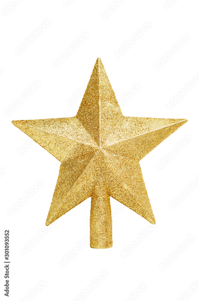 Christmas Ornaments isolated on a white background.