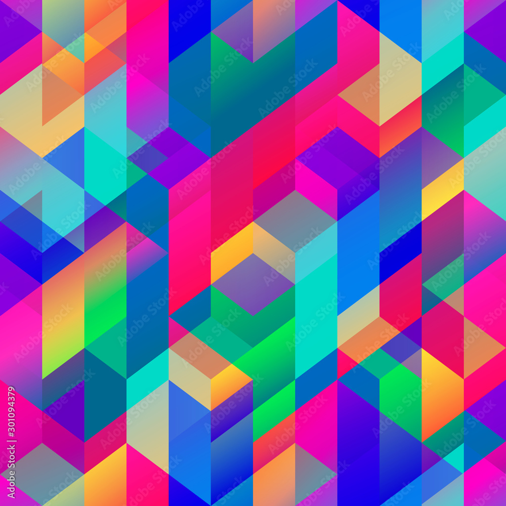 Colored geometric pattern Colored geometric pattern