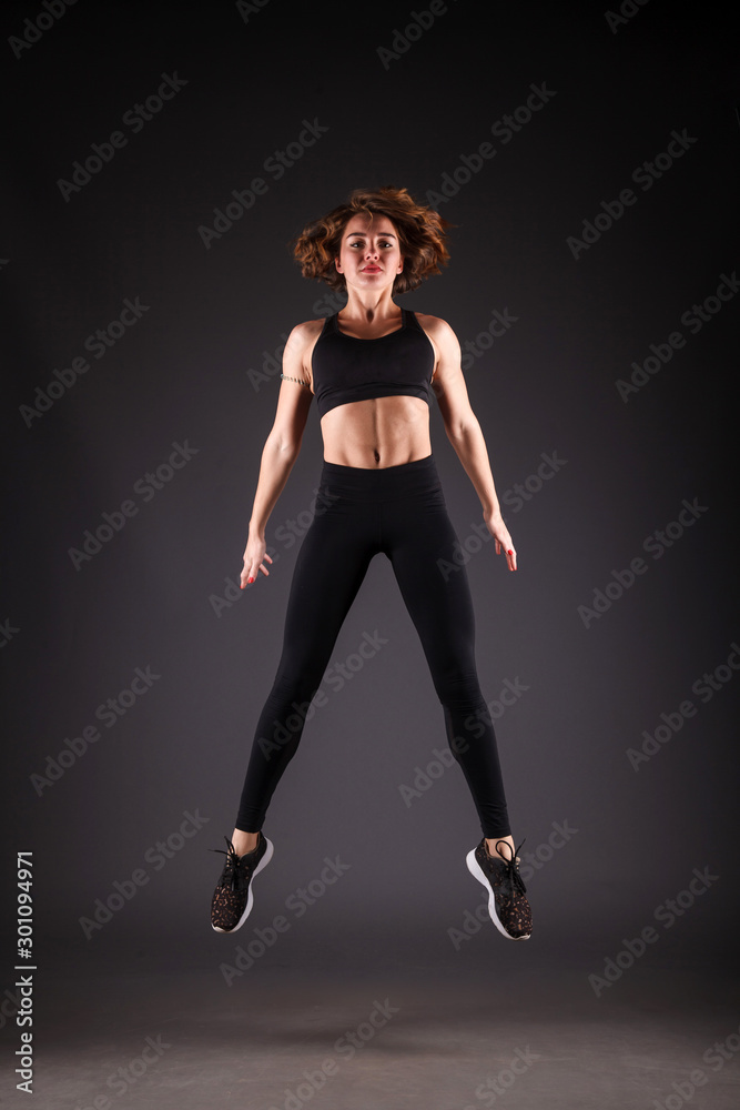 young girl doing yoga