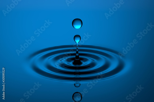 clean water droplet