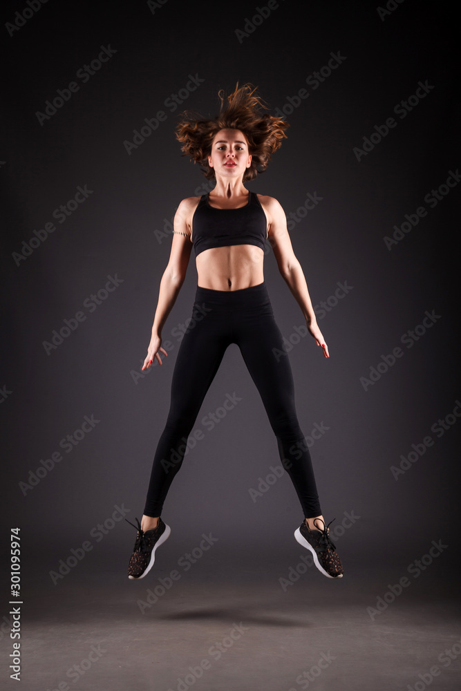 young girl doing yoga