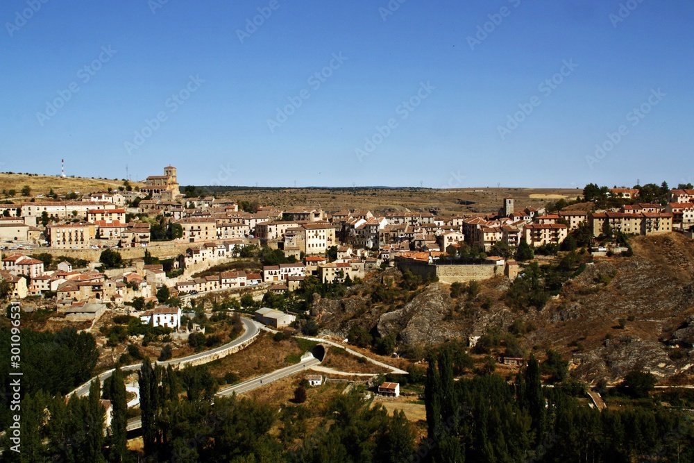 Pueblo medieval de Sepúlveda (Segovia, España). Pueblo medieval de Sepúlveda (Segovia, España).