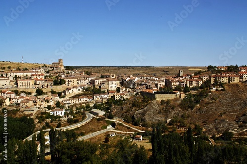 Pueblo medieval de Sepúlveda (Segovia, España).