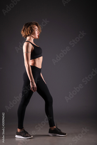 young girl doing yoga