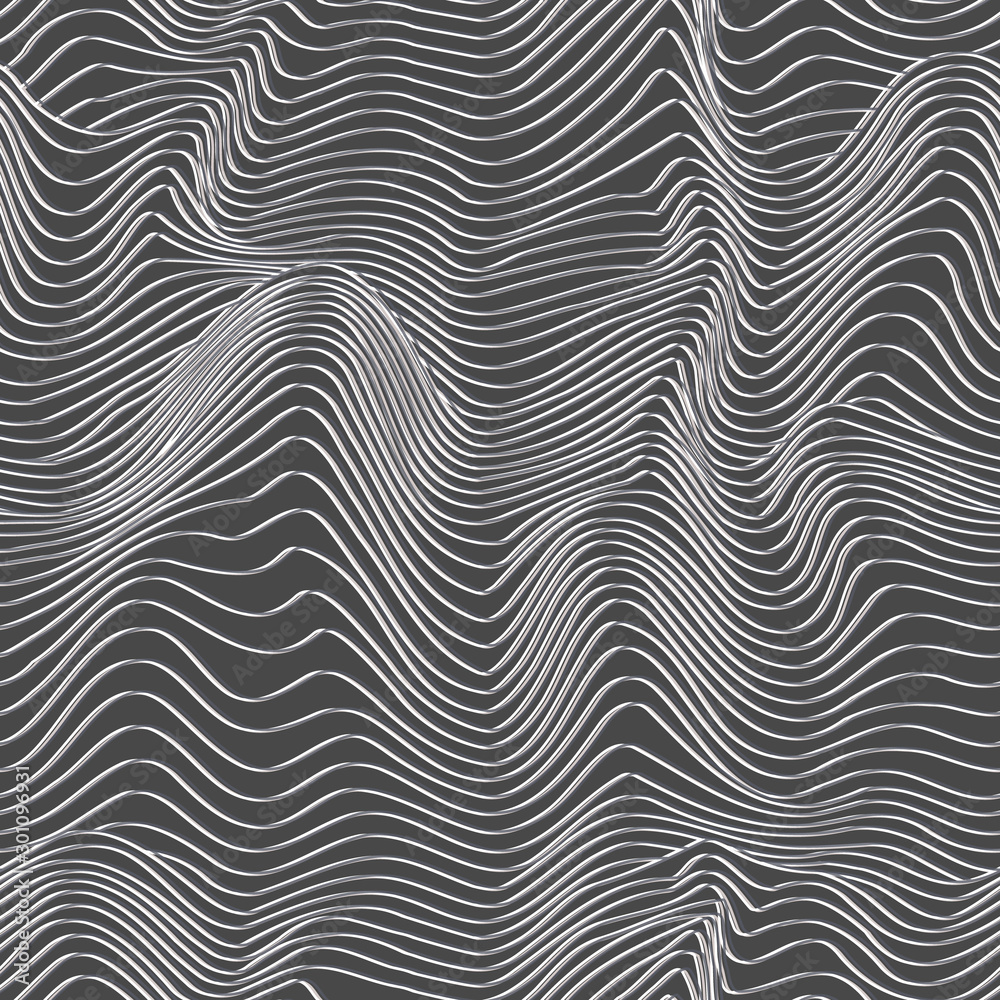 Metallic lines. Seamless pattern