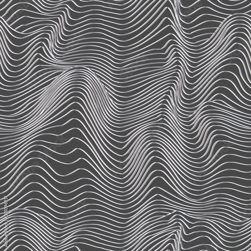 Metallic lines. Seamless pattern