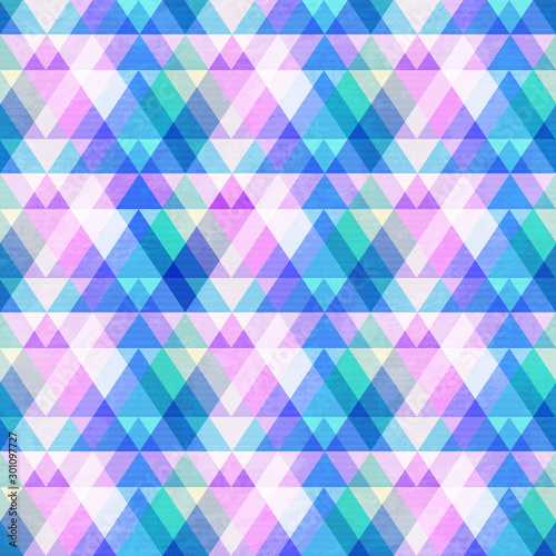 Pastel color triangle pattern