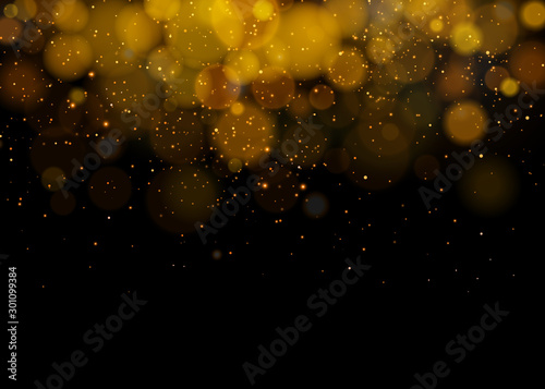 Texture background abstract black and white or silver Glitter and elegant for Christmas. Dust white. Sparkling magical dust particles. Magic concept. Abstract background with bokeh effect. Vector