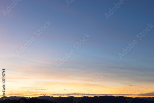 beautiful colorful sunset or sunrise sky for background