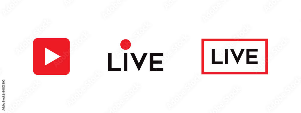 LIVE video icon.