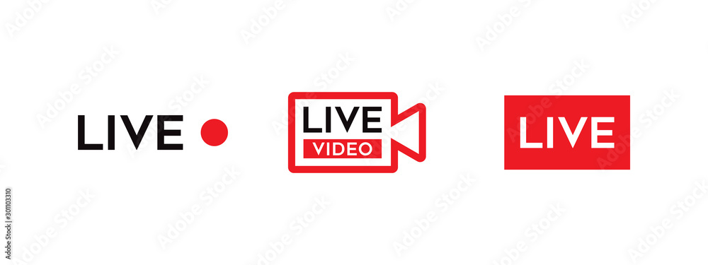 LIVE video icon.