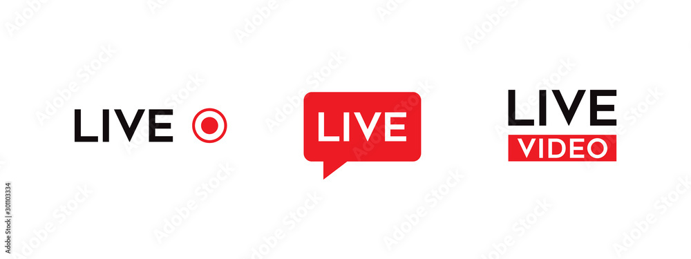 LIVE video icon.
