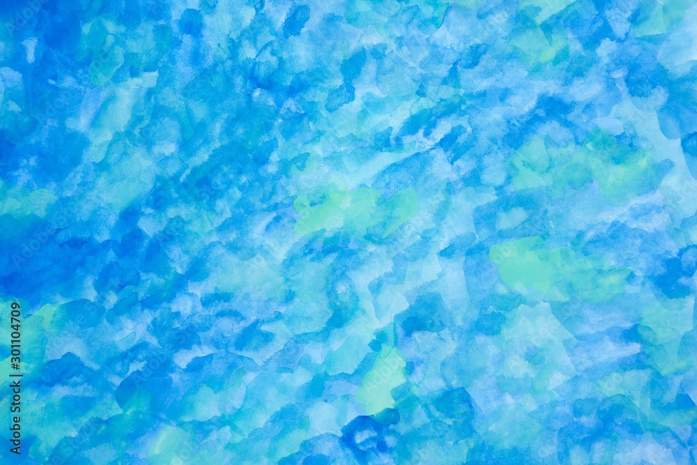 blue water background with abstract pattern