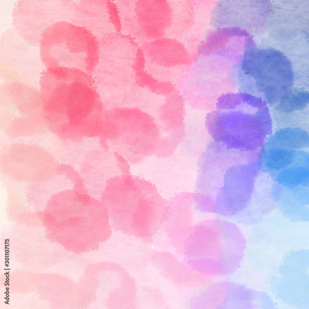 abstract magic bubbles pink, corn flower blue and light steel blue background with space for text or image