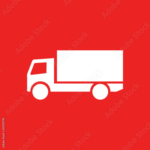 Lastkraftwagen und Hintergrund