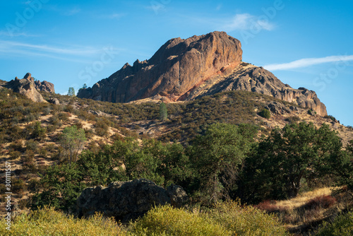Massive Rock Formation at Pinnacles National Park photo