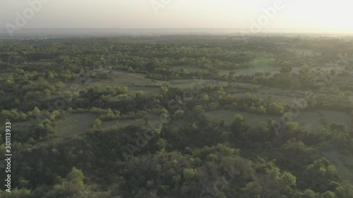 aerial view of Forest in shri Anandpur sahib Punjab India  photo