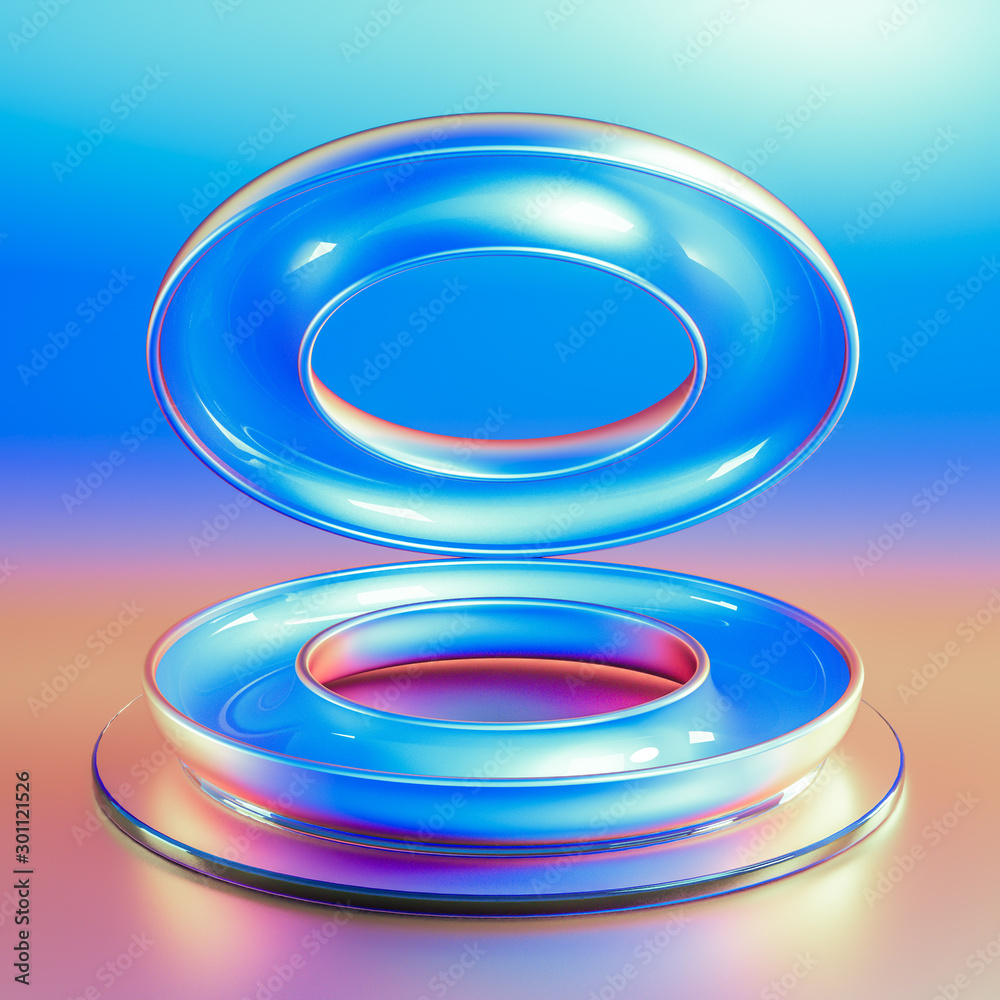 Elegant minimal background. 3d illustration, 3d rendering.