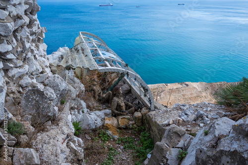 panoramic view from rock of gibraltar