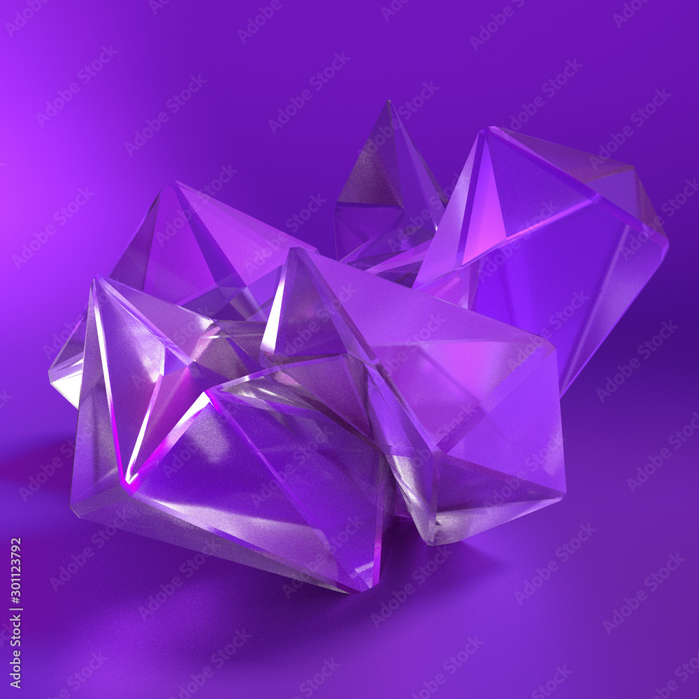 Beautiful, light, elegant background. 3d illustration, 3d rendering.