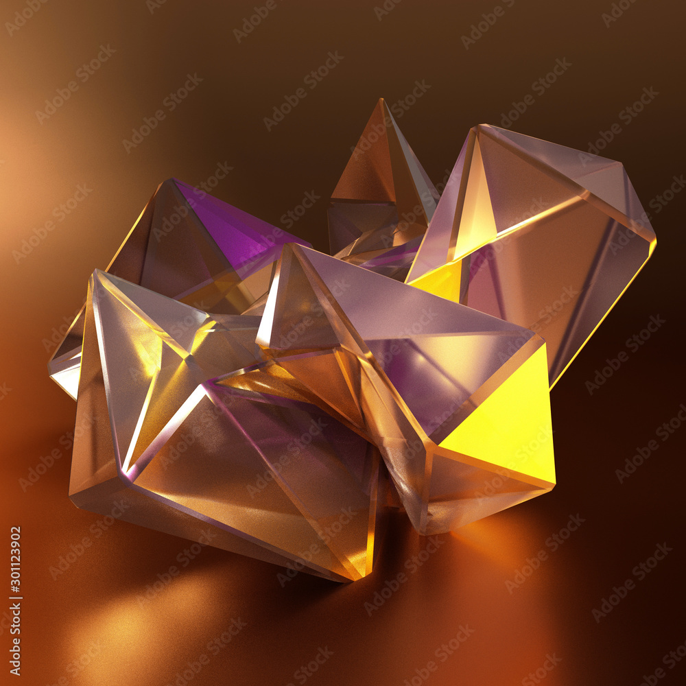 Beautiful, light, elegant background. 3d illustration, 3d rendering.
