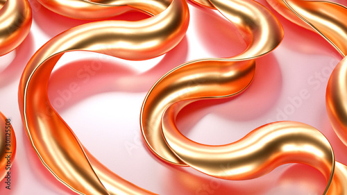 Elegant minimal background. 3d illustration, 3d rendering.