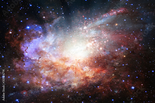 Starry outer space. The elements of this image furnished by NASA.