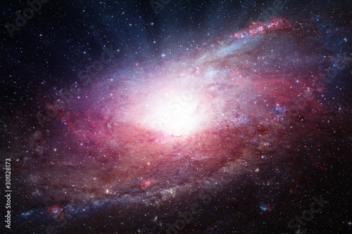 Fototapeta Naklejka Na Ścianę i Meble -  Marvelous galaxy in a deep space. The elements of this image furnished by NASA.