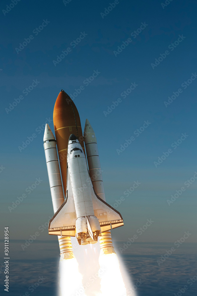 Liftoff of the rocket. The elements of this image furnished by NASA. Liftoff of the rocket. The elements of this image furnished by NASA.