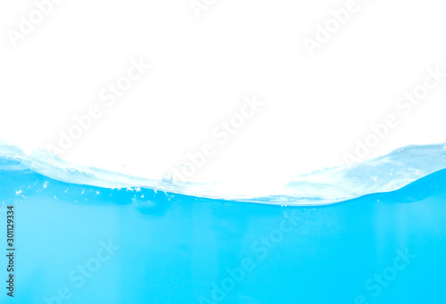 Fototapeta Naklejka Na Ścianę i Meble -  Water splash and drop on white background