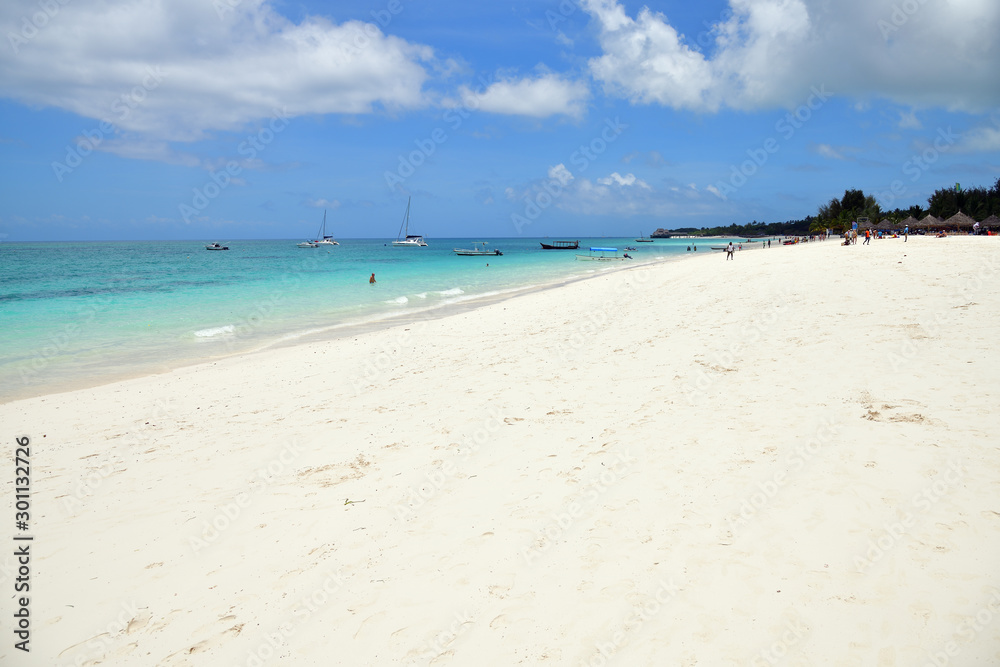 Zanzibar, Tanzania, Africa. Kendwa beach
