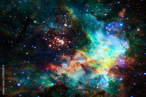 Fototapeta Naklejka Na Ścianę i Meble -  Space and galaxy. The elements of this image furnished by NASA.