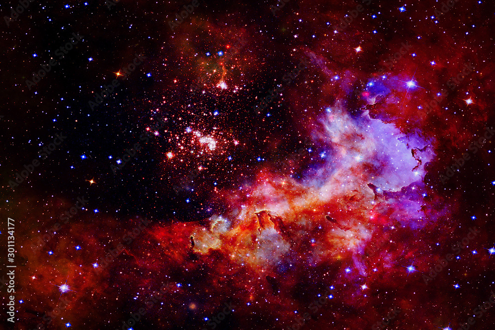 Space and galaxy. The elements of this image furnished by NASA.