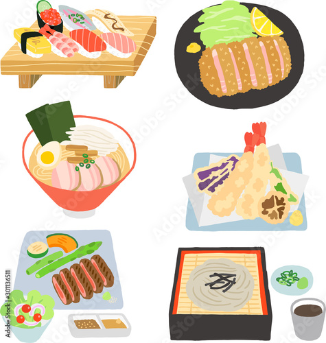 和食　日本食のセット