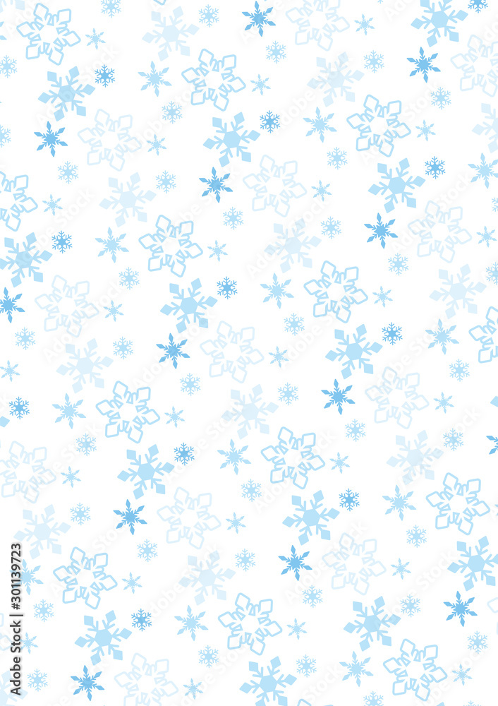可愛い雪の結晶の背景 Stock ベクター Adobe Stock