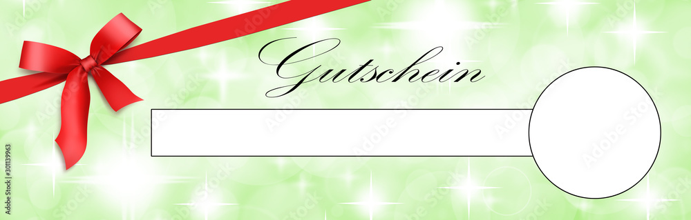 Obraz premium Gutschein 31
